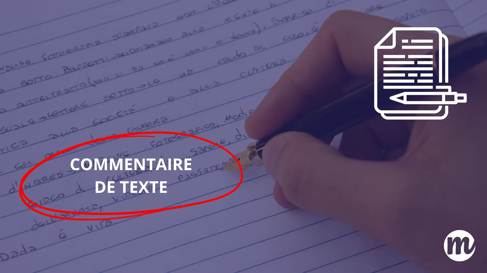 Commentaire de texte : la méthode en 11 étapes - Masteur